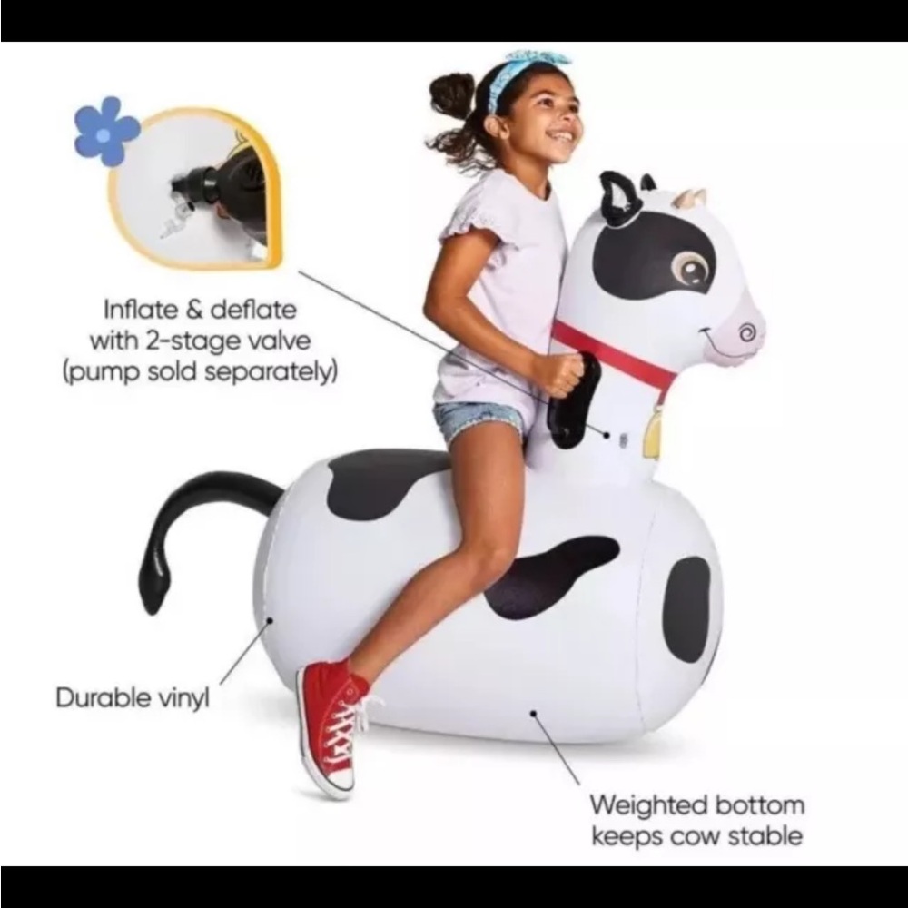 HearthSong Hop N Go Soft Play Equipment - Cow
